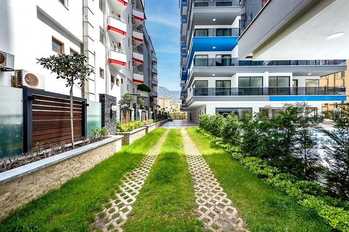 Уютная квартира в развитом жилом комплексе района Махмутлар