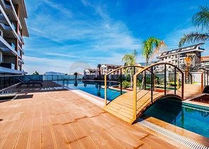 Двухкомнатная квартира в новом комплексе в районе Оба