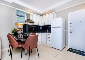 Квартира планировкой 1+1 в 250 метрах от пляжа  Клеопатра