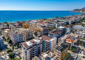 Квартира планировкой 1+1 в 250 метрах от пляжа  Клеопатра