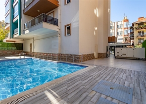 Квартира планировкой 1+1 в 250 метрах от пляжа  Клеопатра