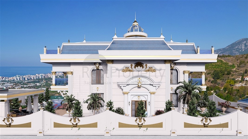 Роскошная вилла 5+1 в районе Каргыджак