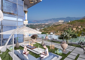 Роскошная вилла 5+1 в районе Каргыджак