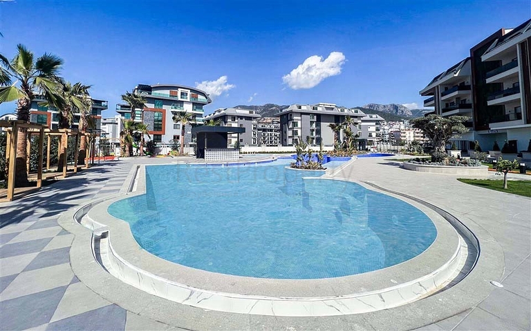 Квартира 2+1 в комплексе с инфраструктурой в районе Оба