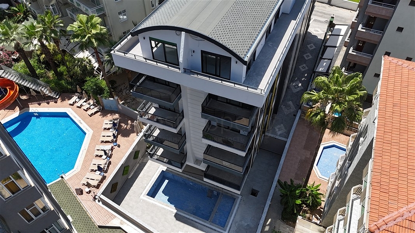 Новый проект в 600 м от пляжа Клеопатра 