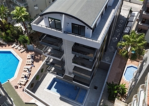 Новый проект в 600 м от пляжа Клеопатра 