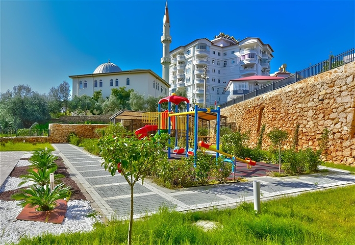 Новая квартира у моря планировкой 1+1 в районе Тосмур