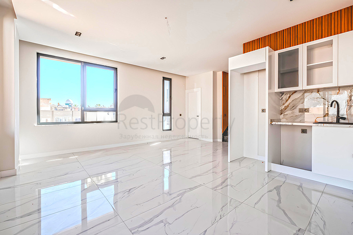 Пентхаус 2+1 в 50м от пляжа Клеопатра