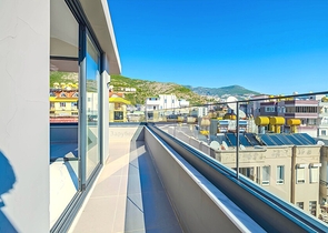 Пентхаус 2+1 в 50м от пляжа Клеопатра