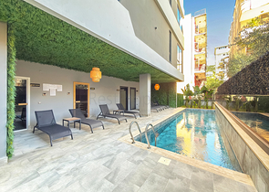 Пентхаус 2+1 в 50м от пляжа Клеопатра