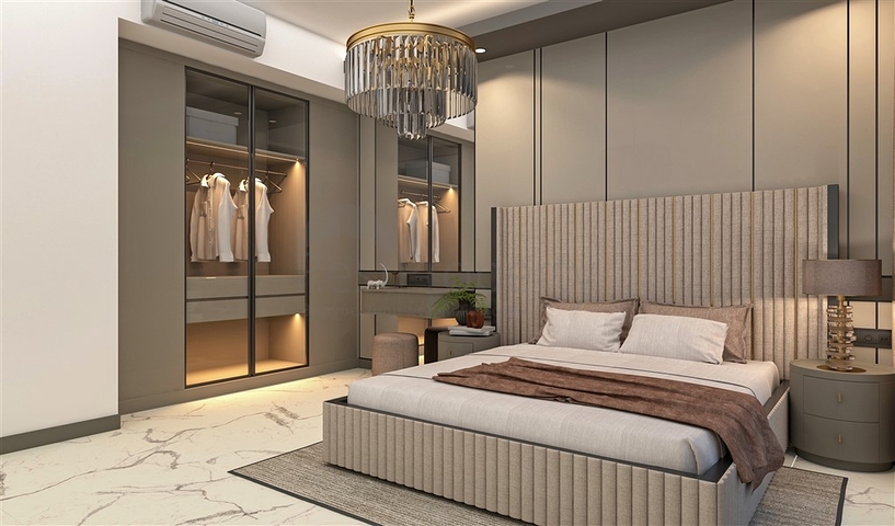 Новый современный строящийся комплекс на Северном Кипре в районе Гузельюрт