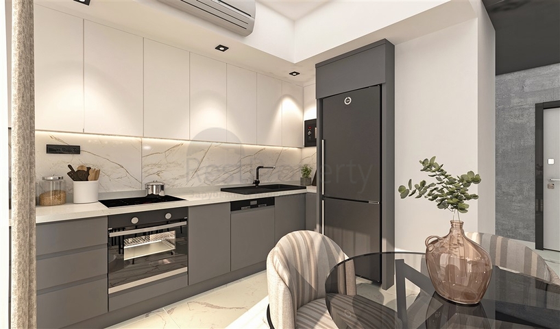 Новый современный строящийся комплекс на Северном Кипре в районе Гузельюрт