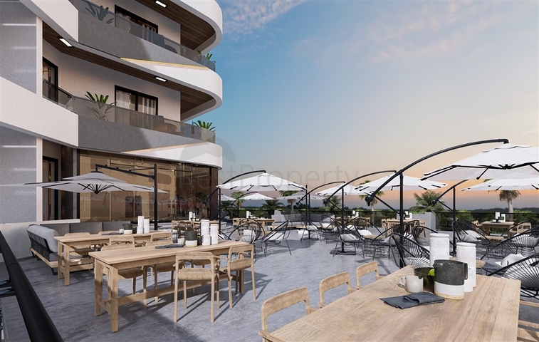 Новый современный строящийся комплекс на Северном Кипре в районе Гузельюрт