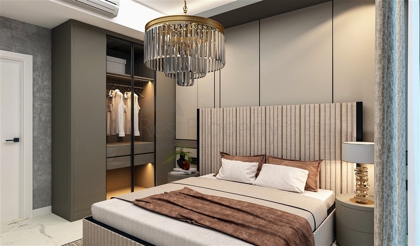 Новый современный строящийся комплекс на Северном Кипре в районе Гузельюрт