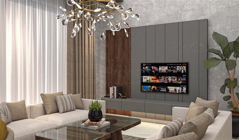 Новый современный строящийся комплекс на Северном Кипре в районе Гузельюрт