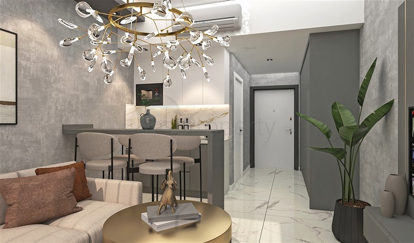 Новый современный строящийся комплекс на Северном Кипре в районе Гузельюрт