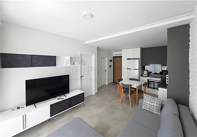 Квартира 1+1 всего в 200 м от пляжа Клеопатра