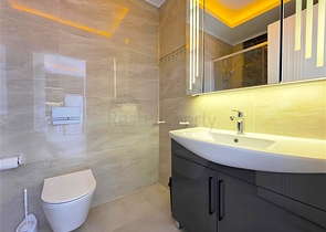 Современная меблированная квартира 1+1 в новом комплексе в центре Аланьи