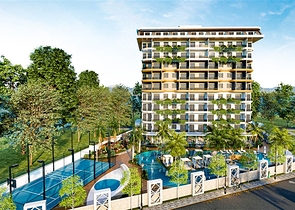 Квартира 1+1 с сосновом лесу