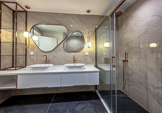 Эксклюзивные апартаменты планировкой 4+1 в уникальном комплексе центральной части Аланьи