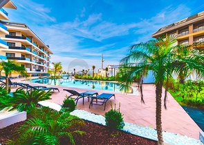 Двухкомнатная квартира в новом комплексе в районе Оба