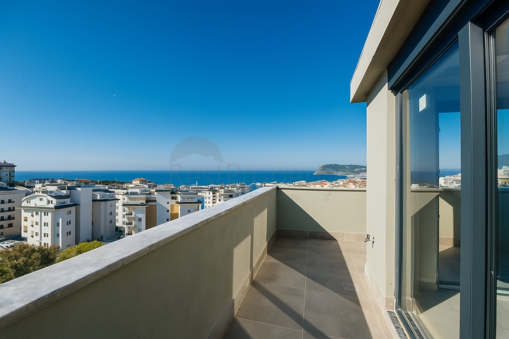 Двухкомнатная квартира в комплексе в районе Оба