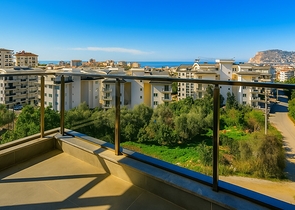 Двухкомнатная квартира в комплексе в районе Оба