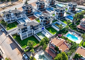 Вилла планировки 5+1 в районе Фетхие - Анталия 