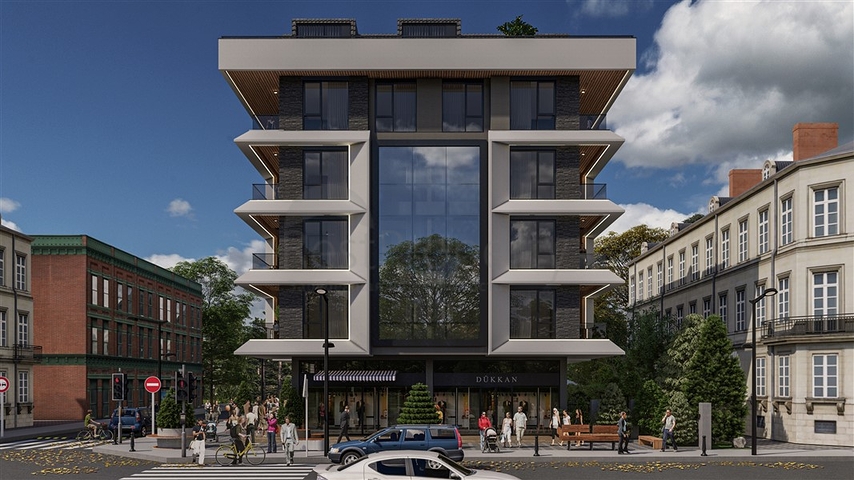 Новый проект в районе Оба в 350 м от моря  