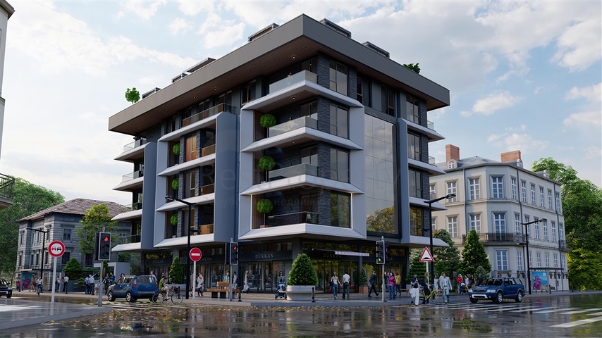 Новый проект в районе Оба в 350 м от моря  