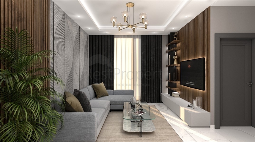 Новый проект в районе Оба в 350 м от моря  