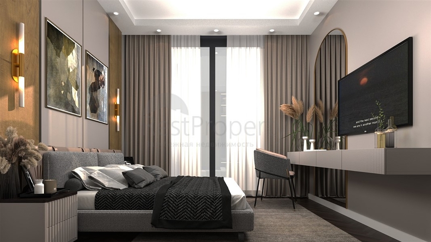 Новый проект в районе Оба в 350 м от моря  