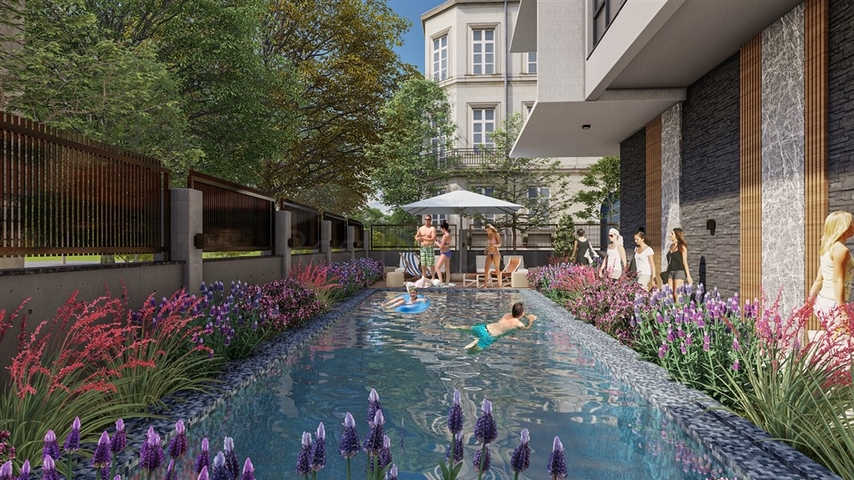 Новый проект в районе Оба в 350 м от моря  