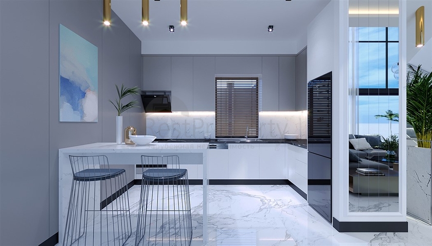 Проект вилл с потрясающим видом в центре Алании