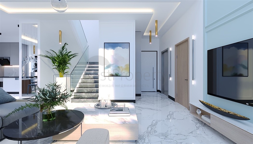 Проект вилл с потрясающим видом в центре Алании