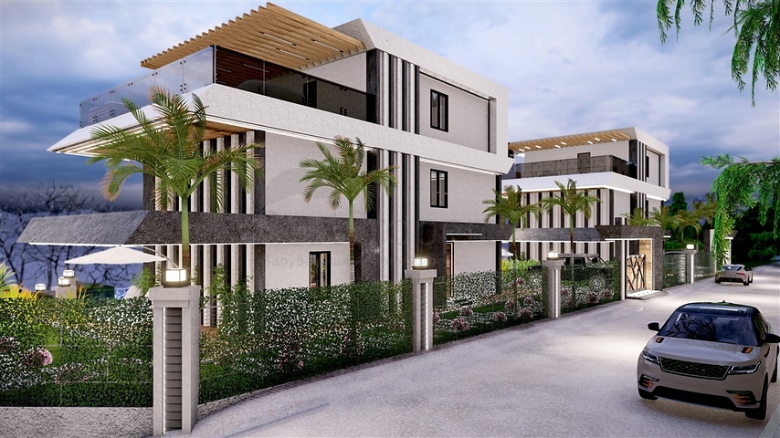 Проект вилл с потрясающим видом в центре Алании