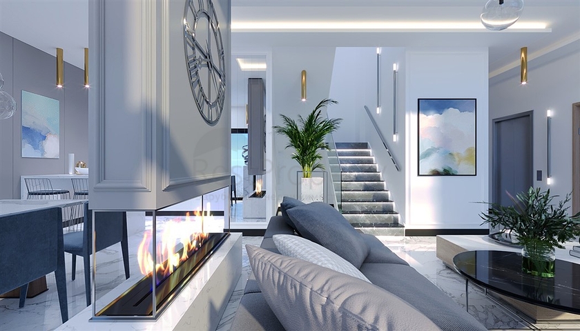 Проект вилл с потрясающим видом в центре Алании