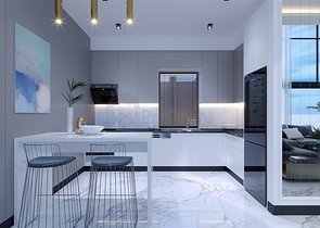 Проект вилл с потрясающим видом в центре Алании