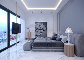 Проект вилл с потрясающим видом в центре Алании