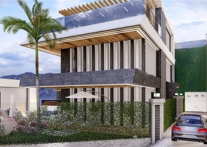 Проект вилл с потрясающим видом в центре Алании