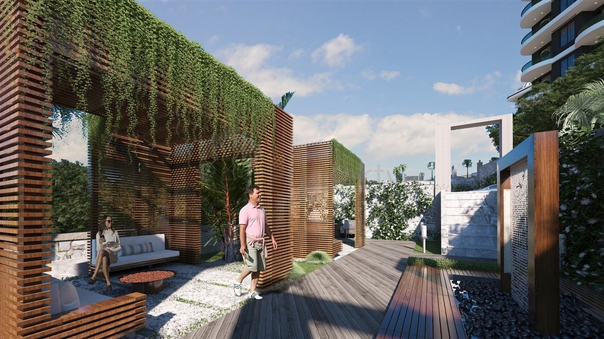 1+1 в комплексе бизнес класса в районе Демирташ 