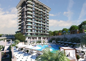 1+1 в комплексе бизнес класса в районе Демирташ 