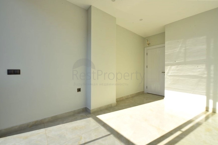 Квартира 2+1 с панорамным видом на море в районе Махмутлар