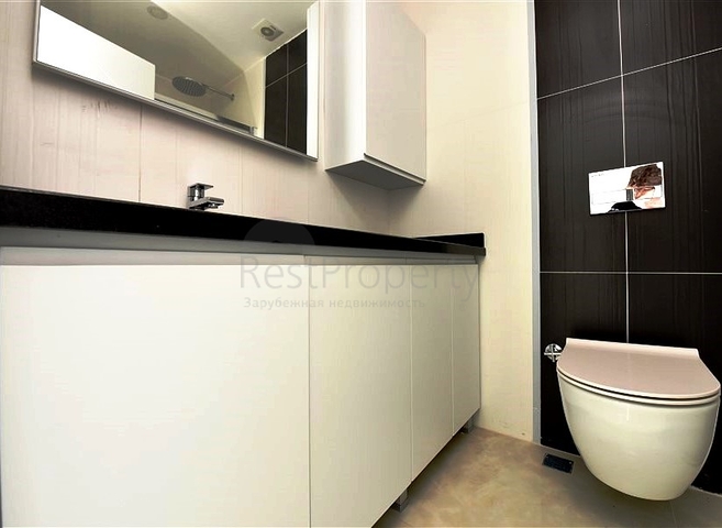 Квартира 2+1 с панорамным видом на море в районе Махмутлар