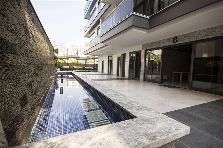 Квартира 2+1 с панорамным видом на море в районе Махмутлар