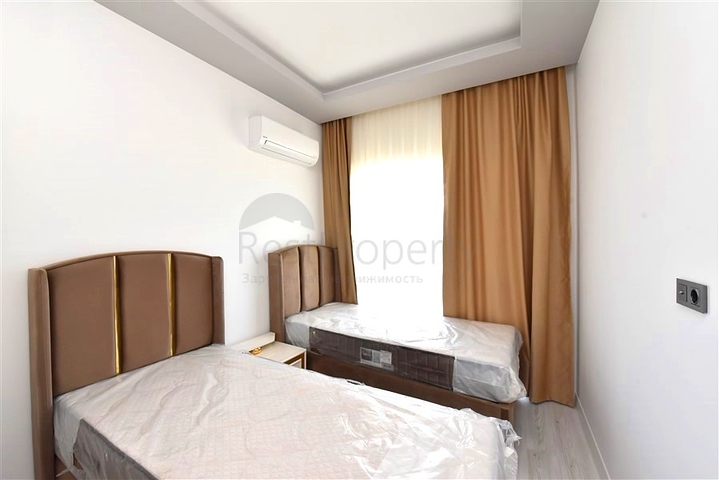 Новая квартира 2+1 с видом на море в Авсалларе