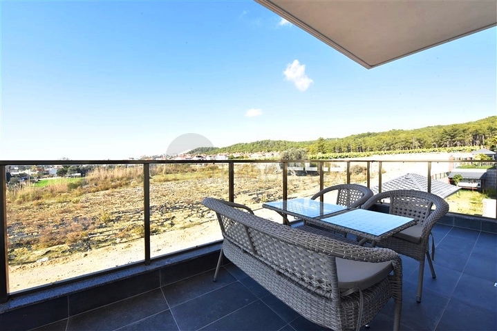 Новая квартира 2+1 с видом на море в Авсалларе