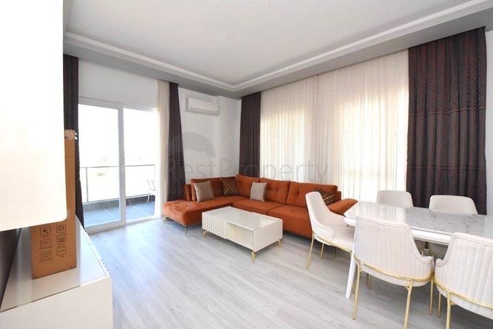 Новая квартира 2+1 с видом на море в Авсалларе