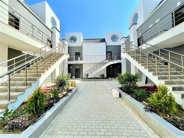 Новая квартира 2+1 с видом на море в Авсалларе