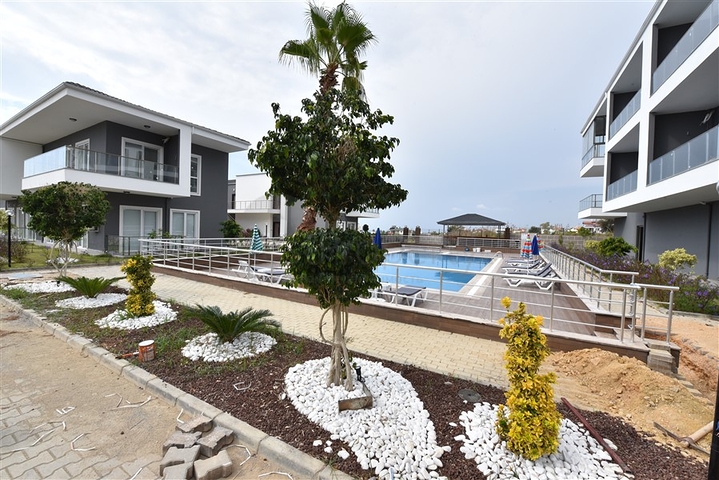 Новая квартира 2+1 с видом на море в Авсалларе